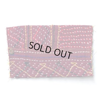 画像2: cotton kantha Pocket tissue cover / コットンカンタ ポケットティッシュカバー