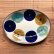 画像1: エドメ陶房 / オーバル皿（三彩丸紋） (1)