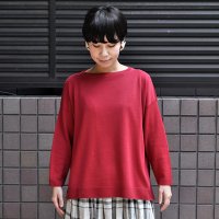 【 SALE25%OFF 】￥15,400→￥11,550 / FACTORY（ファクトリー）/ 綿強撚糸 ボートネックワイドセーター