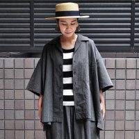 【 SALE30%OFF 】￥18,700→￥13,090 / HARVESTY（ハーベスティ）/ シャンブレー 半袖ジャンボシャツ