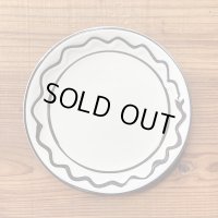 丹窓窯 / 6寸皿（波輪・白）