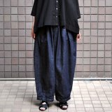 【再入荷】HARVESTY（ハーベスティ）/ デニムサーカスパンツ・ワンウォッシュ