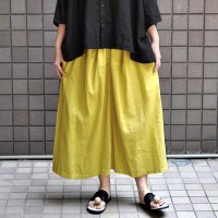 【 SALE30%OFF 】￥18,700→￥13,090 / FACTORY（ファクトリー）/ フランスリネン ギャザースカート