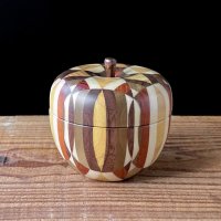 金指ウッドクラフト / リンゴの小物入れ（ M ）