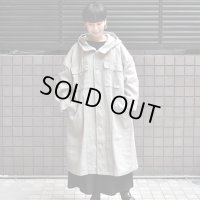 FACTORY（ファクトリー）/ 綿麻デニム ミリタリーフードコート