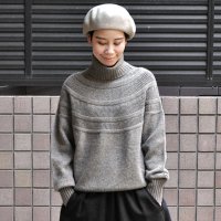 【2025AW】FACTORY（ファクトリー）/ ヤク レース柄オフタートルセーター