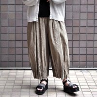 FACTORY（ファクトリー） / 綿麻 プリーツパンツ