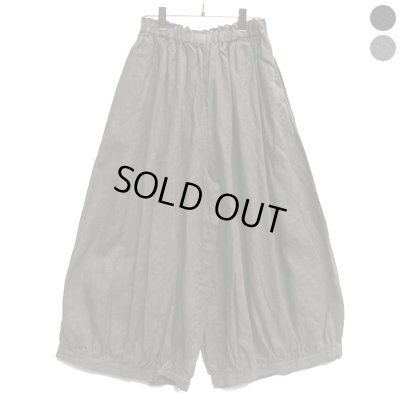 画像1: 【 SALE25%OFF 】￥19,800→￥14,850 / Antiquite's noir（アンティークス ノワール）/ リネンキャンバス ワイドバルーンパンツ
