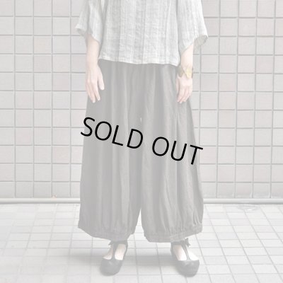 画像6: 【 SALE25%OFF 】￥19,800→￥14,850 / Antiquite's noir（アンティークス ノワール）/ リネンキャンバス ワイドバルーンパンツ