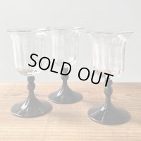 琉球ガラス工房 glass32 / 縦モールワイングラス・2トーンカラー
