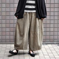 FACTORY（ファクトリー）/ 綿麻デニム キュービックパンツ