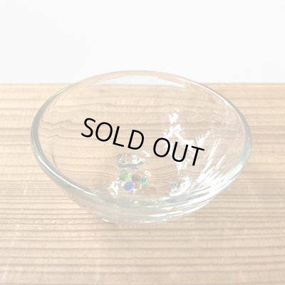 画像2: 琉球ガラス工房 glass32 / 三つ足カレット小鉢