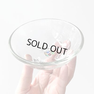 画像1: 琉球ガラス工房 glass32 / 三つ足カレット小鉢