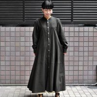 【SALE20%OFF】￥34,100→￥27,280 / FACTORY（ファクトリー）/ 綿ネル フレアーシャツワンピース