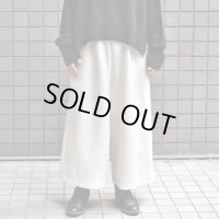  【 SALE20%OFF 】 ¥26,400→￥21,120 / FACTORY（ファクトリー）/ 綿ウール朱子織 リラックスパンツ