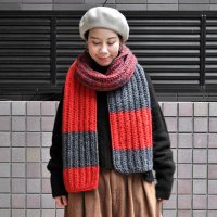 【 SALE20%OFF 】￥9,790→￥7,832 / SUBLIME（サブライム）/ HAND KNIT LONG MUFFLER