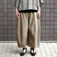 【2025SS】FACTORY（ファクトリー）/ 綿麻 キュービックパンツ