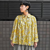 【2025SS】ICHI Antiquite's（イチ アンティークス）/ LIBERTY フラワープリント ギャザーシャツ