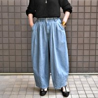 HARVESTY（ハーベスティ）/ デニムサーカスパンツ・ライトブルー