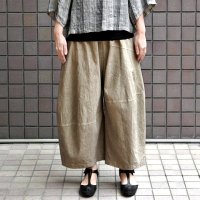 【2025SS】FACTORY（ファクトリー）/ 綿麻 キュービックパンツ