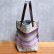 画像4: vintage kantha ralli quilt bag / ヴィンテージカンタ ラリーキルトバッグ（スクエアL）【一点物】 (4)