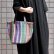 画像2: vintage kantha ralli quilt bag / ヴィンテージカンタ ラリーキルトバッグ（スクエアL）【一点物】