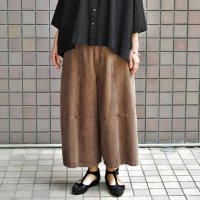 【2025SS】 FACTORY（ファクトリー）/ インド綿 コクーンワイドパンツ