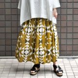 【2025SS】ICHI Antiquite's（イチ アンティークス）/ インディア ブロックプリントスカート 