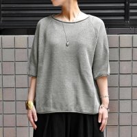 【2025SS】FACTORY（ファクトリー）/ 和紙×ペルー綿 ロールネックセーター