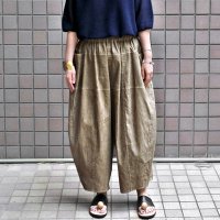 【2025SS】FACTORY（ファクトリー）/ 綿麻 サイドポケット バルーンパンツ