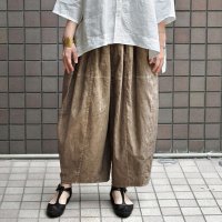 【2025SS】FACTORY（ファクトリー）/ 綿麻 サイドポケット バルーンパンツ
