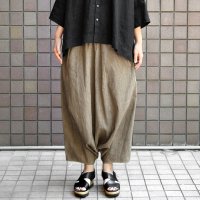 【2025SS】FACTORY（ファクトリー） / 綿麻 サルエルパンツ