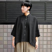 【2025SS】FACTORY（ファクトリー）/ アイリッシュリネン（シワ加工） カジュアル半袖シャツ