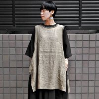【2025SS】FACTORY（ファクトリー）/ アイリッシュリネン（シワ加工）カイトベスト