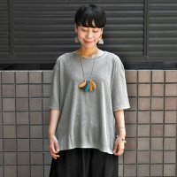 【2025SS】FACTORY（ファクトリー）/ 麻ジャージ オーバーサイズカットソー