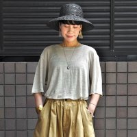 【2025SS】FACTORY（ファクトリー）/ 麻ジャージ オーバーサイズカットソー