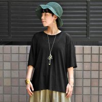 【SALE20％OFF】￥13,200→￥10,560 / FACTORY（ファクトリー）/ 麻ジャージ オーバーサイズカットソー