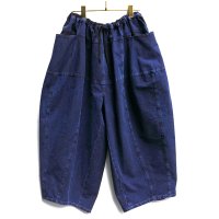 【2025SS】FACTORY（ファクトリー） / 綿インディゴ染め サイドポケット バルーンパンツ