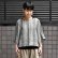 画像4: 【SALE20％OFF】￥23,100→￥18,480 / FACTORY（ファクトリー） / ベルギーリネン ストライプ織 ロボットブラウス【レターパックプラスにて送料無料発送】