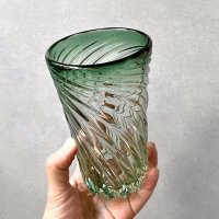 ガラス工房 清天（琉球ガラス）/ サマーモールグラス・グリーン