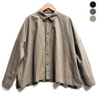 【2025AW】FACTORY（ファクトリー）/ 綿近江晒 スクエアーワイドシャツ 