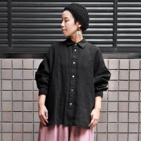【2025AW】FACTORY（ファクトリー）/  綿麻Wガーゼ×綿麻 バルーンスリーブシャツ