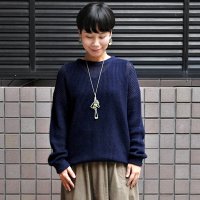 FACTORY（ファクトリー）/ 和紙×ペルー綿 片あぜセーター