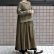 画像2: 【2025AW】FACTORY（ファクトリー）/ 綿カットソー×綿40/2 ドッキングワンピース