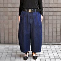 【2025AW】FACTORY（ファクトリー） / 綿デニム（インディゴ）コクーンワイドパンツ
