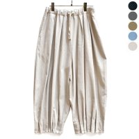 【2025AW】FACTORY（ファクトリー） / 綿刺し子 プリーツパンツ