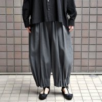 【 11/1 サイズ2再入荷 】FACTORY（ファクトリー） / 綿刺し子 プリーツパンツ