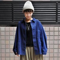 【2025AW】FACTORY（ファクトリー） / 綿デニム（インディゴ）カバーオール