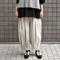 【2025AW】FACTORY（ファクトリー） / 綿刺し子 プリーツパンツ