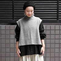 【別注バージョン】FACTORY（ファクトリー）/ ヤク ショート丈ワイドベスト